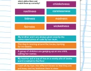 Matching words: the suffix -ness worksheet