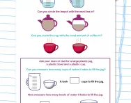 Measuring capacity worksheet