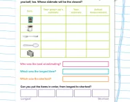 Measuring objects practice worksheet