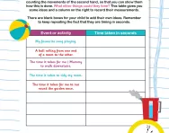 Measuring short periods of time worksheet