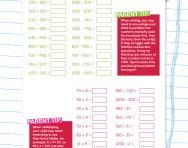Mental calculation: all four operations worksheet