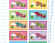 Mental subtraction speed cards