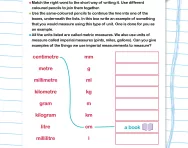 Metric measurements worksheet