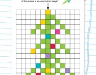 Mirror line colouring
