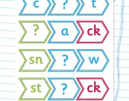 Missing letter or sound challenge