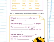 Missing words: nouns