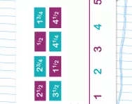 Mixed numbers on a number line worksheet