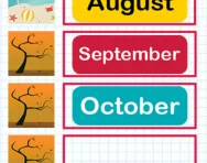 Ordering months of the year tutorial