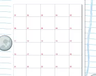 Moon phase diary