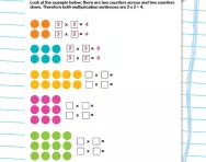 Multiplication arrays worksheet