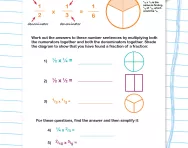Multiplying fractions worksheet