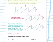 Multiplying with lattice multiplication worksheet