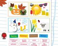 Naming the seasons worksheet