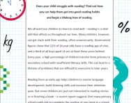 Parents' Guide - reluctant reader to literacy lover