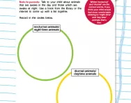 Nocturnal and diurnal animals worksheet