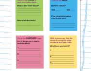 Non-fiction: text structure and organisation worksheet