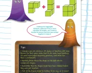 Non-verbal reasoning worksheet: Composite 3D figures