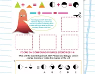 Non-verbal reasoning worksheet: Focus on compound figures
