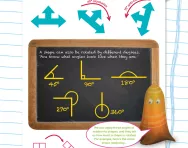 Non-verbal reasoning worksheet: Understanding rotation