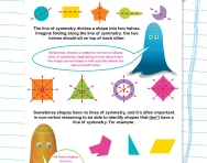 Non-verbal reasoning worksheet: Understanding symmetry