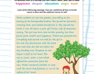 Nouns: concrete and abstract worksheet