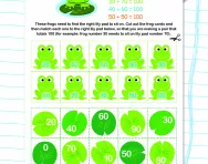 Number bonds to 100 worksheet