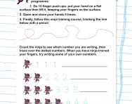 Number formation 1 to 5