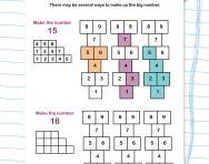 Number hopscotch