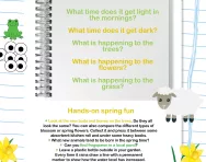 Observing the seasons: spring