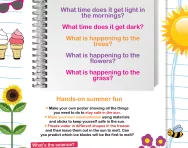 Observing the seasons: summer