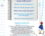 Observing the seasons: winter