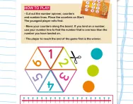 One Less Board Game: numbers 0-20