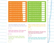 One more, one less worksheet