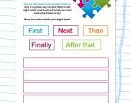 Ordering instructions puzzle