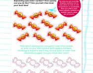 Ordering positive and negative numbers activity