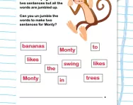 Ordering sentences worksheet