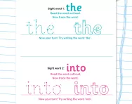 Phase 2 phonics tricky words practice worksheet