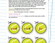 Phase 3 phonics sound snap: the /ar/, /or/ and /ur/ blends
