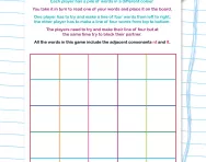 Phase 4 phonics Connect 4 game