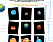Planet facts worksheet