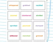 Playing with verbs activity