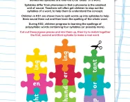 Polysyllabic words jigsaw puzzle