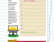 Practise writing instructions worksheet