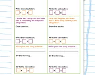 Problem solving: addition worksheet