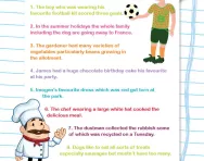 Proofreading: adding brackets worksheet