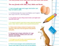 Proofreading: adding commas worksheet