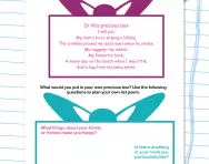 Reading and writing a list poem worksheet