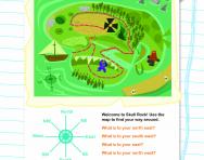Reading compass directions worksheet