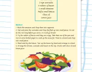 Reading comprehension: How to make a healthy salad
