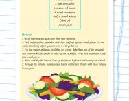 Reading comprehension: How to make a healthy salad